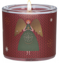 Glaswindlicht - Weihnachtsengel