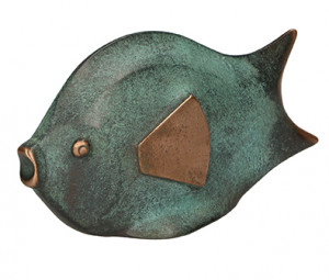 Bronzefigur Fisch