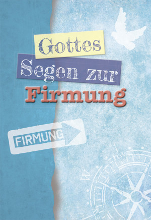 Glückwunschkarte Gottes Segen zur Firmung