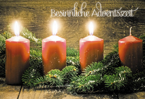 Glückwunschkarte Besinnliche Adventszeit