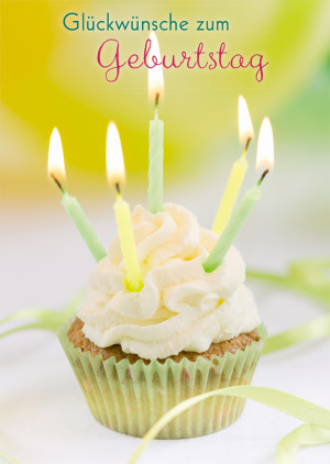 Glückwunschkarte Glückwünsche zum Geburtstag