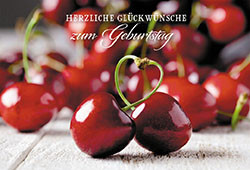 Glückwunschkarte Herzliche Glückwünsche zum Geburtstag