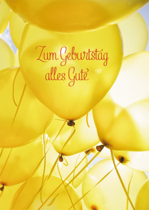Glückwunschkarte Zum Geburtstag alles Gute
