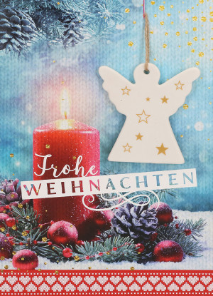 Glückwunschkarte Frohe Weihnachten