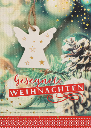 Glückwunschkarte Gesegnete Weihnachten