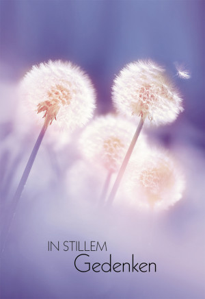 Trauerkarte In stillem Gedenken