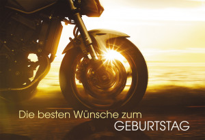 Glückwunschkarte Die besten Wünsche zum Geburtstag