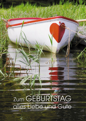Glückwunschkarte Zum Geburtstag alles Liebe und Gute