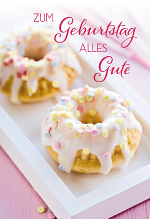Glückwunschkarte Zum Geburtstag alles Gute
