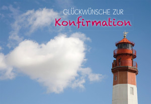Glückwunschkarte Glückwünsche zur Konfirmation