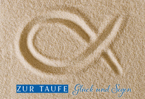 Glückwunschkarte Zur Taufe Glück und Segen