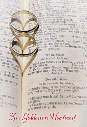 Glückwunschkarte Zur Goldenen Hochzeit