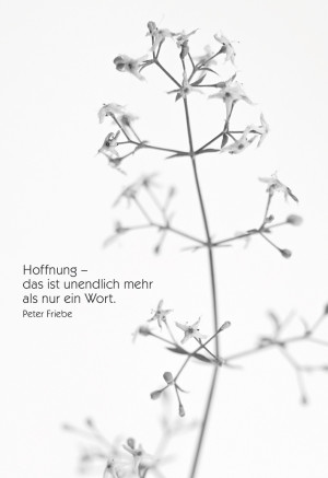 Trauerkarte Hoffnung