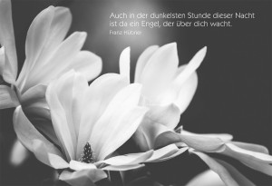 Trauerkarte Ein Engel, der über dich wacht