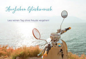 Glückwunschkarte zum Geburtstag Herzlichen Glückwunsch