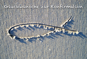 Glückwunschkarte Glückwünsche zur Konfirmation