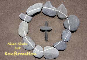 Glückwunschkarte Alles Gute zur Konfirmation