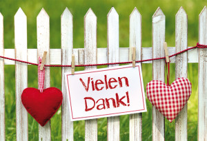 Dankeskarte - Vielen Dank