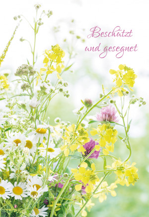 Klappkarte zur Genesung - Beschützt und gesegnet