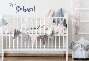 Glückwunschkarte - Zur Geburt