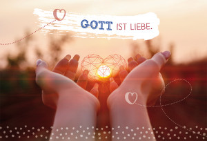 Glückwunschkarte zur Firmung - Gott ist Liebe