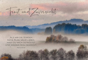 Trauerkarte - Trost und Zuversicht