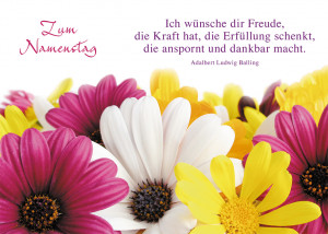 Postkarte Zum Namenstag