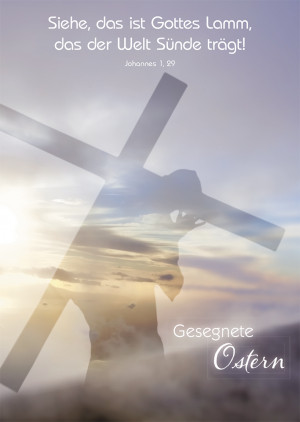 Postkarte Gesegnete Ostern