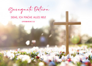 Postkarte - Gesegnete Ostern