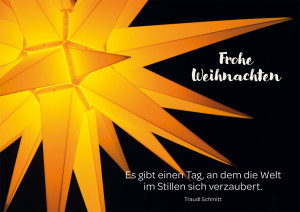 Postkarte - Frohe Weihnachten