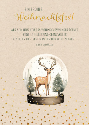 Postkarte - Ein frohes Weihnachtsfest