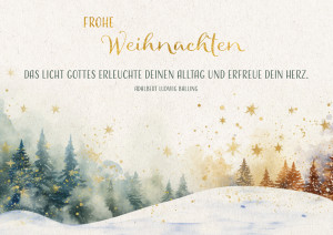 Postkarte - Frohe Weihnachten