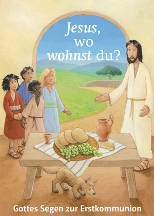 Glückwunschkarte Gottes Segen zur Erstkommunion