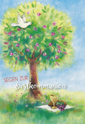 Glückwunschkarte Segen zur Erstkommunion