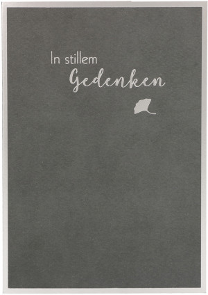 Trauerkarte In stillem Gedenken
