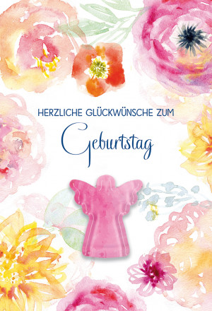 Glückwunschkarte Herzliche Glückwünsche zum Geburtstag