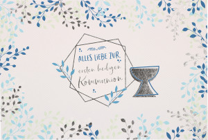 Glückwunschkarte Alles Liebe zur ersten heiligen Kommunion