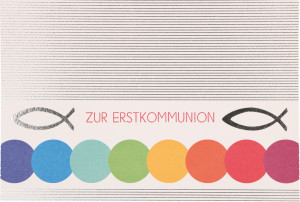 Glückwunschkarte Zur Erstkommunion