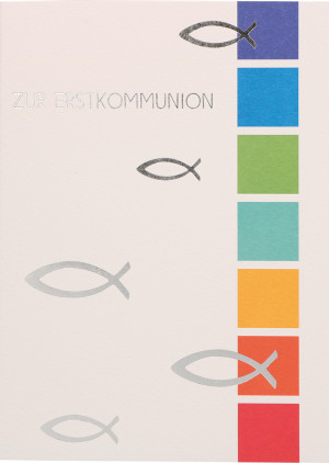 Glückwunschkarte Zur Erstkommunion
