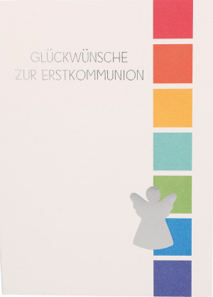 Glückwunschkarte Glückwünsche zur Erstkommunion