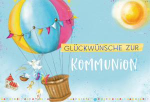 Glückwunschkarte Glückwünsche zur Kommunion
