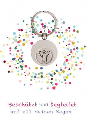 Glückwunschkarte Beschützt und begleitet