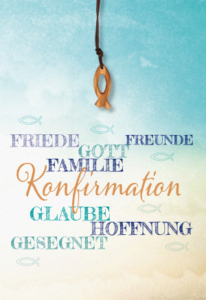 Glückwunschkarte Konfirmation