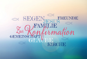 Glückwunschkarte Zur Konfirmation