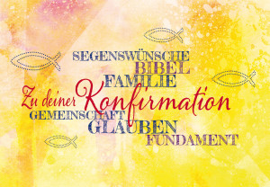 Glückwunschkarte Zu deiner Konfirmation
