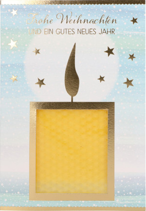 Glückwunschkarte - Frohe Weihnachten und ein gutes neues Jahr