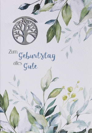 Glückwunschkarte - Zum Geburtstag alles Gute