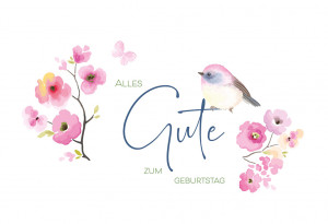 Geburtstagkarte - Alles Gute zum Geburtstag