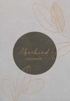 Trauerkarte - Abschied nehmen