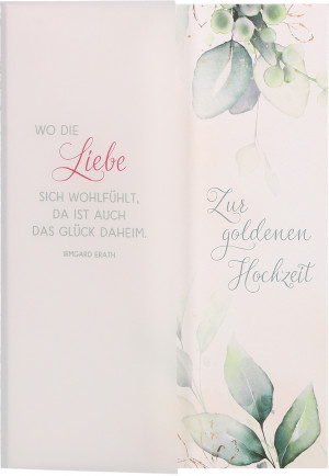 Glückwunschkarte - Zur goldenen Hochzeit